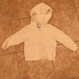 Cream toddler sweater